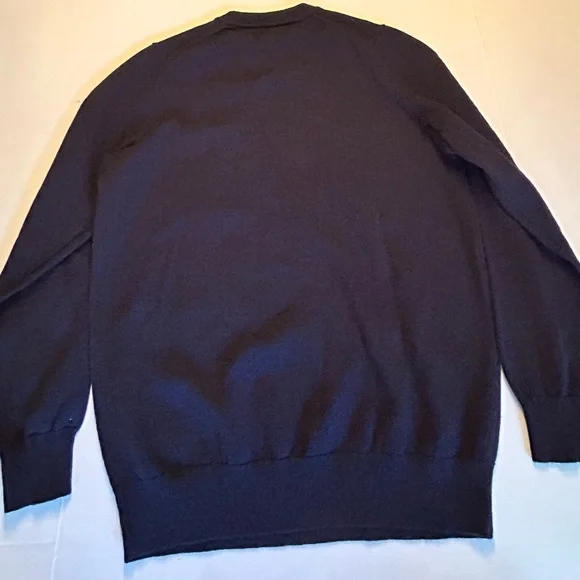 NWT $119 Duluth Trading Men's Torpedoman's Wool Crew Sweater Navy Blue Sz Medium